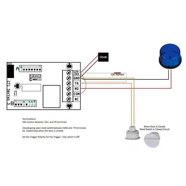Nidac 12-24VDC General Purpose Timer, CT1