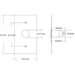 X2 Press to Exit Button Illuminated Large, X2-EXIT-027