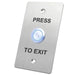 X2 Press to Exit Button Illuminated Large, X2-EXIT-027