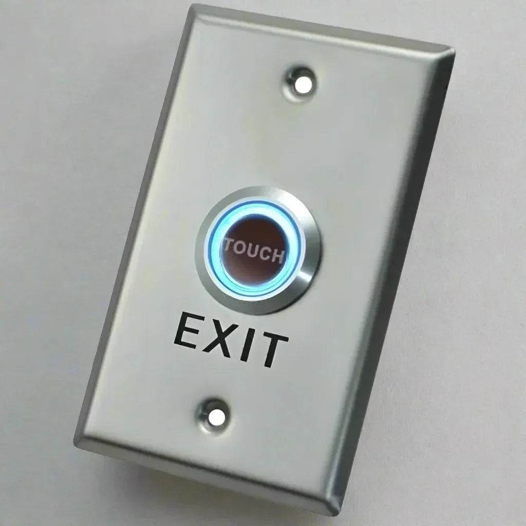 X2 Touch Exit Button – Large Stainless Steel
