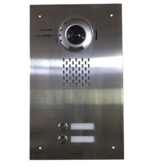 Aiphone Intercom IP 2 Button Video Door Station With Mechanical Button, IX Series 2, IX-2DVF