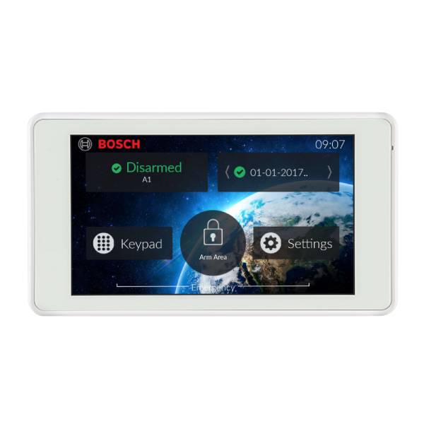 Bosch Solution 2000 Alarm System with 2 x Gen 2 PIR Detectors+ 5" Touch Screen Code pad