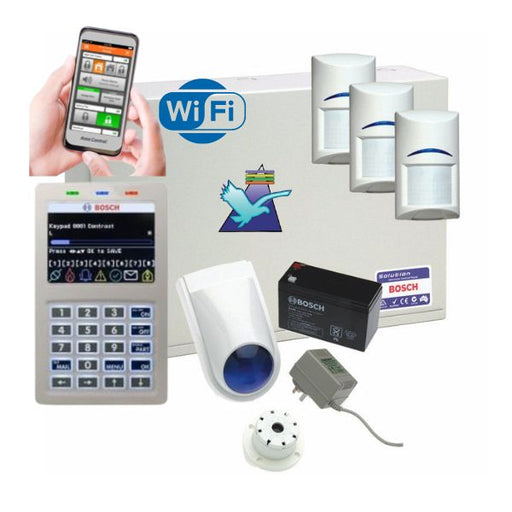 Bosch Solution 6000 Alarm System Wi-Fi Kit, 3 x Gen 2 Standard Detectors