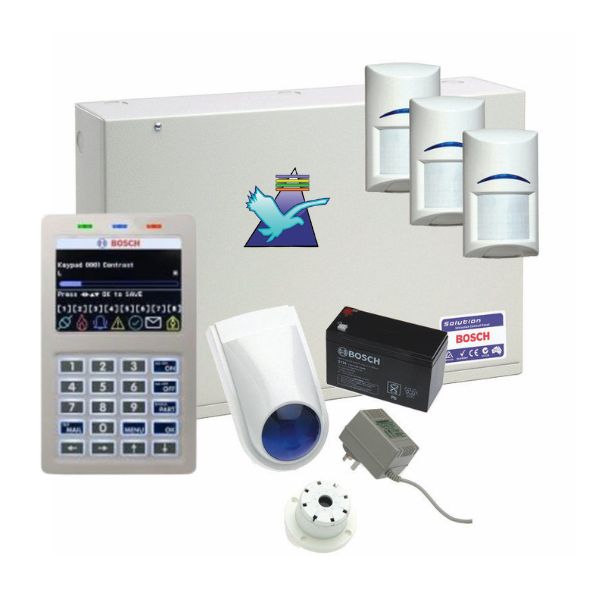 Bosch Solution 6000 Alarm System, 3 x Standard Detectors
