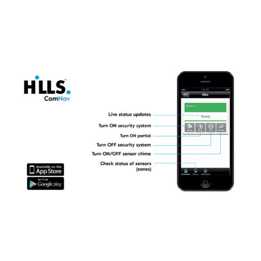 Hills Comnav - Alarm Remotes Access Module from Mobile App, S2096A