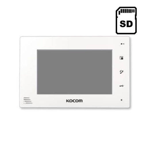 Kocom Intercom Monitor with 32GB Picture Memory, 4 wire system