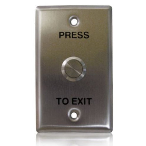 Smart Large Press-to-Exit Button Switch, All Stainless Steel, WEL1910