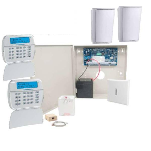 DSC Neo Wireless Home Alarm System, 2 Detectors, 2 Keypad kit