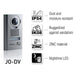 Aiphone Smartphone Vandal Intercom kit, Two Monitors, JO Series, JOS-1VW-2M