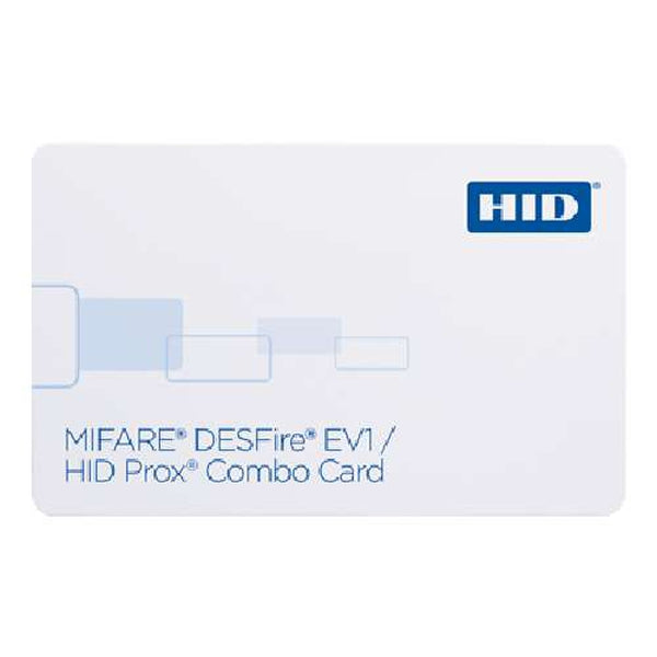 HID MIFARE DESFire EV1 / HID Prox Combo 1451 Card