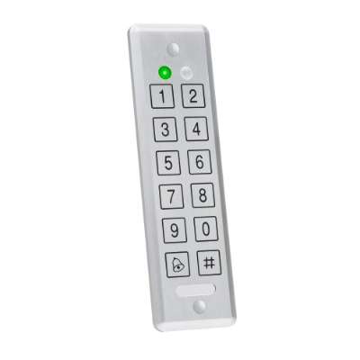 Rosslare 2x6 PIN Keypad Reader, Wiegand/Relay Out, Ultra Slim, IP68, AYC-E55