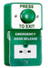 Press to Exit Combined Access Button and Emergency Release, SMART1230