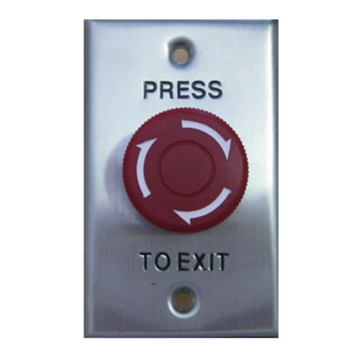 Smart Twist to Exit Red REX Button, WEL2201R