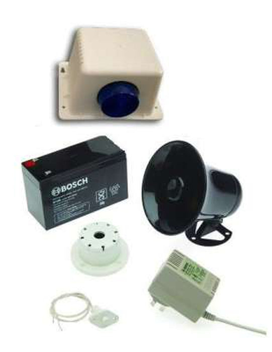 Bosch Solution 3000 Alarm System with 2 x Wireless Tritech detectors+ Icon Code pad + Deluxe Remote Kit