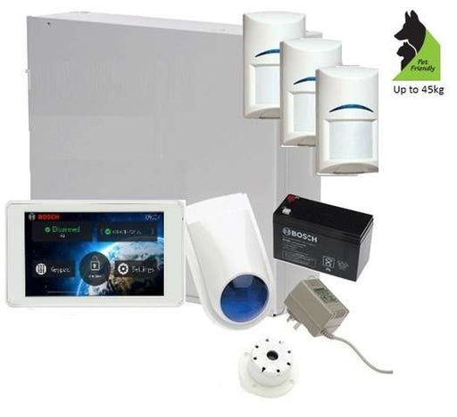 Bosch Solution 3000 Alarm System with 3 x Gen 2 Tritech Detectors+ 5" Touch Screen Code pad