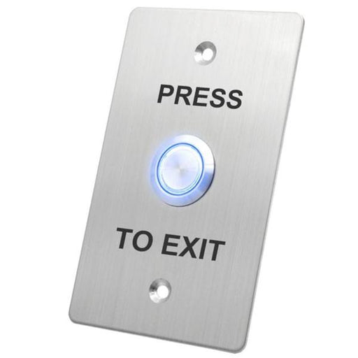 X2 Press to Exit Button Illuminated Large, X2-EXIT-027