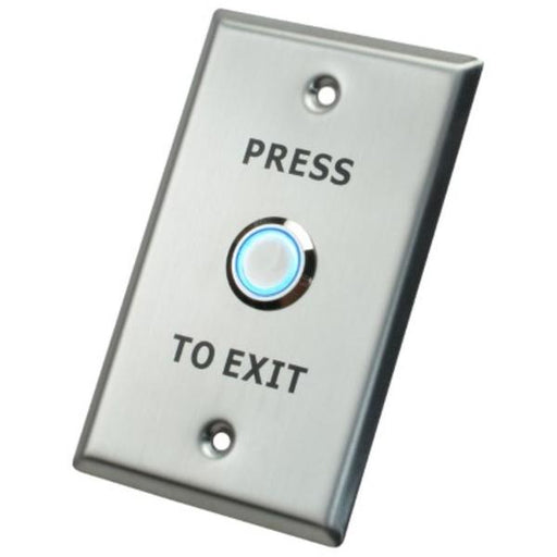 X2 Press to Exit Button Illuminated Large, X2-EXIT-012