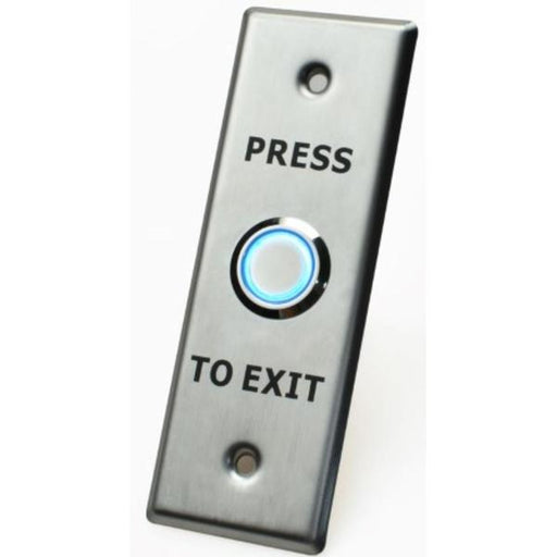 X2 Press to Exit Button Illuminated Small, X2-EXIT-013