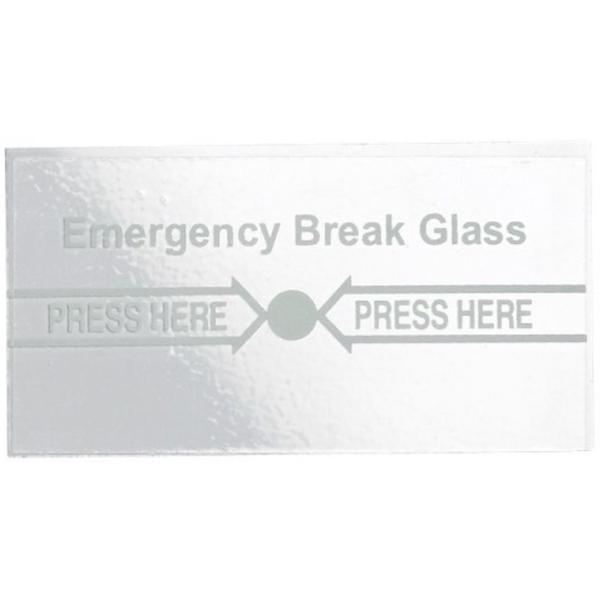 X2 Replacement Glass for Door Exit Breakglass , X2-EXIT-019